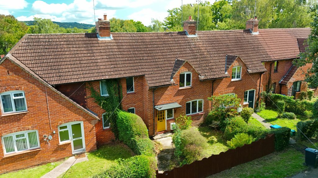 Aerial Front view of property
