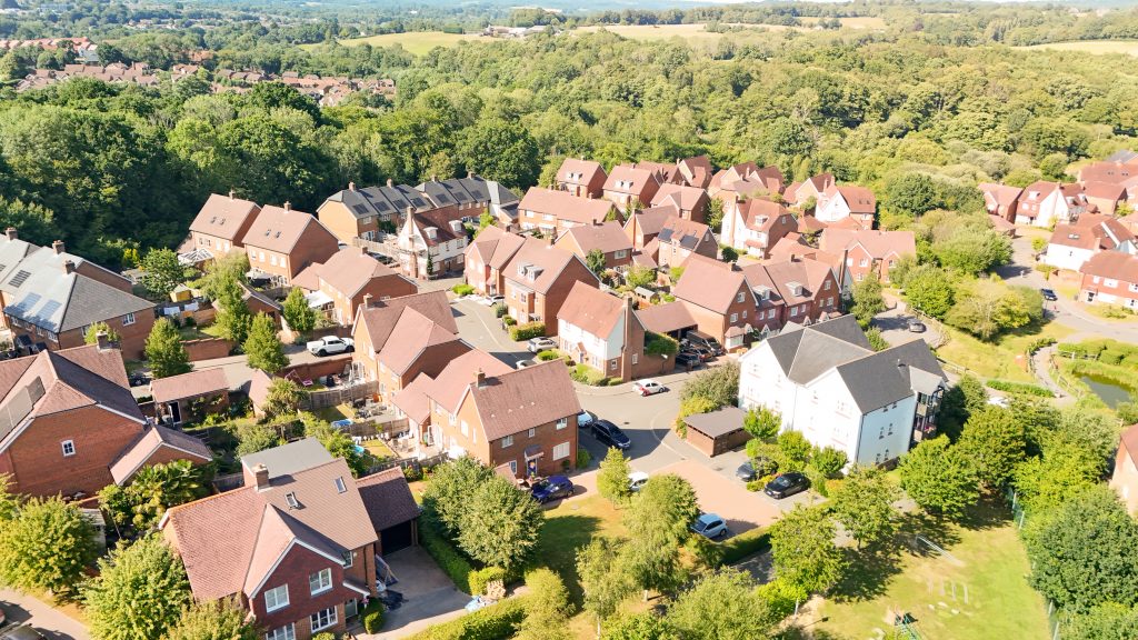Aerial View of Estate